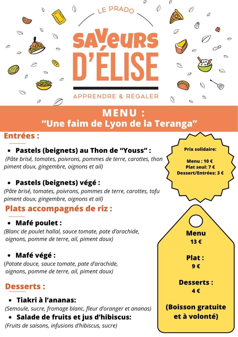 Menu food truck 8