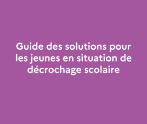 guide decrochage scolaire